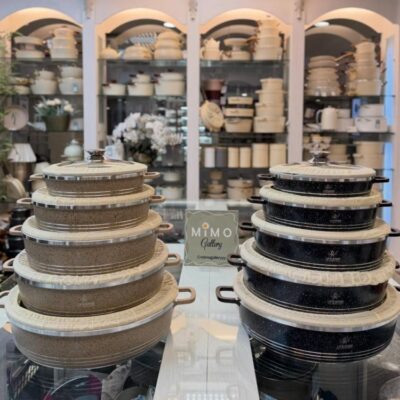 تابه دودسته دربدار گرانیتی لایف اسمایل طرح کلاسیک ب