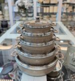 تابه دودسته دربدار گرانیتی لایف اسمایل طرح کلاسیک ج